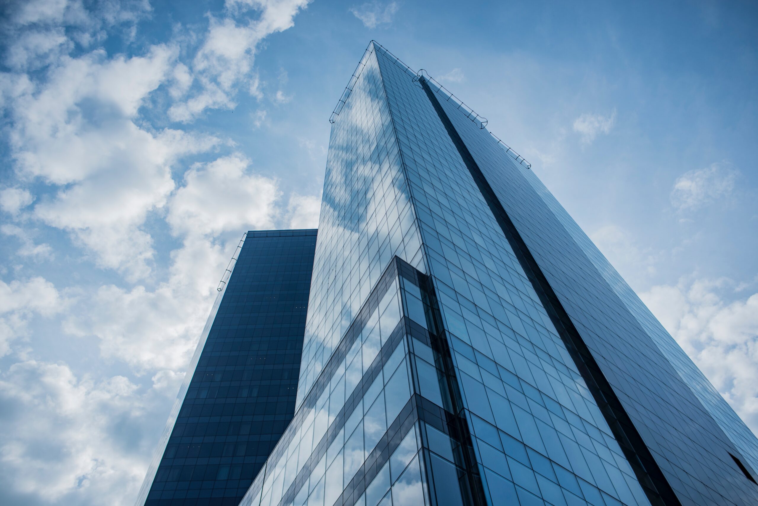 office building blue sky